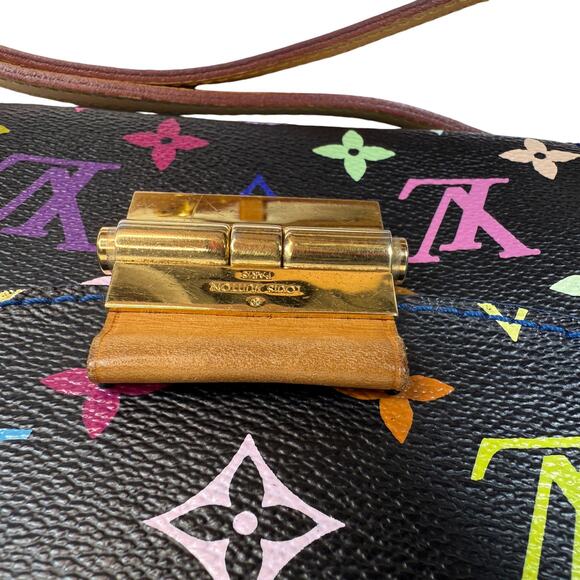 Louis Vuitton Multicolor Heartbreaker Bag Monogram Crossbody Vintage Black LV - Picture 10 of 16
